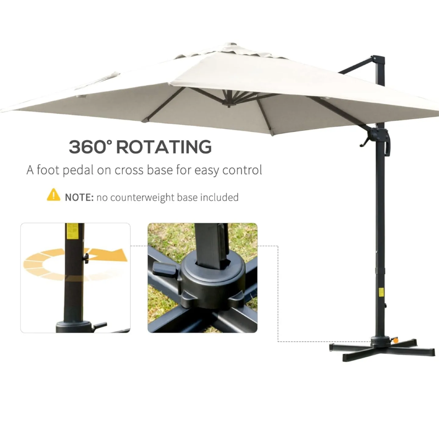 Cantilever Umbrella and stand image indicator(2)