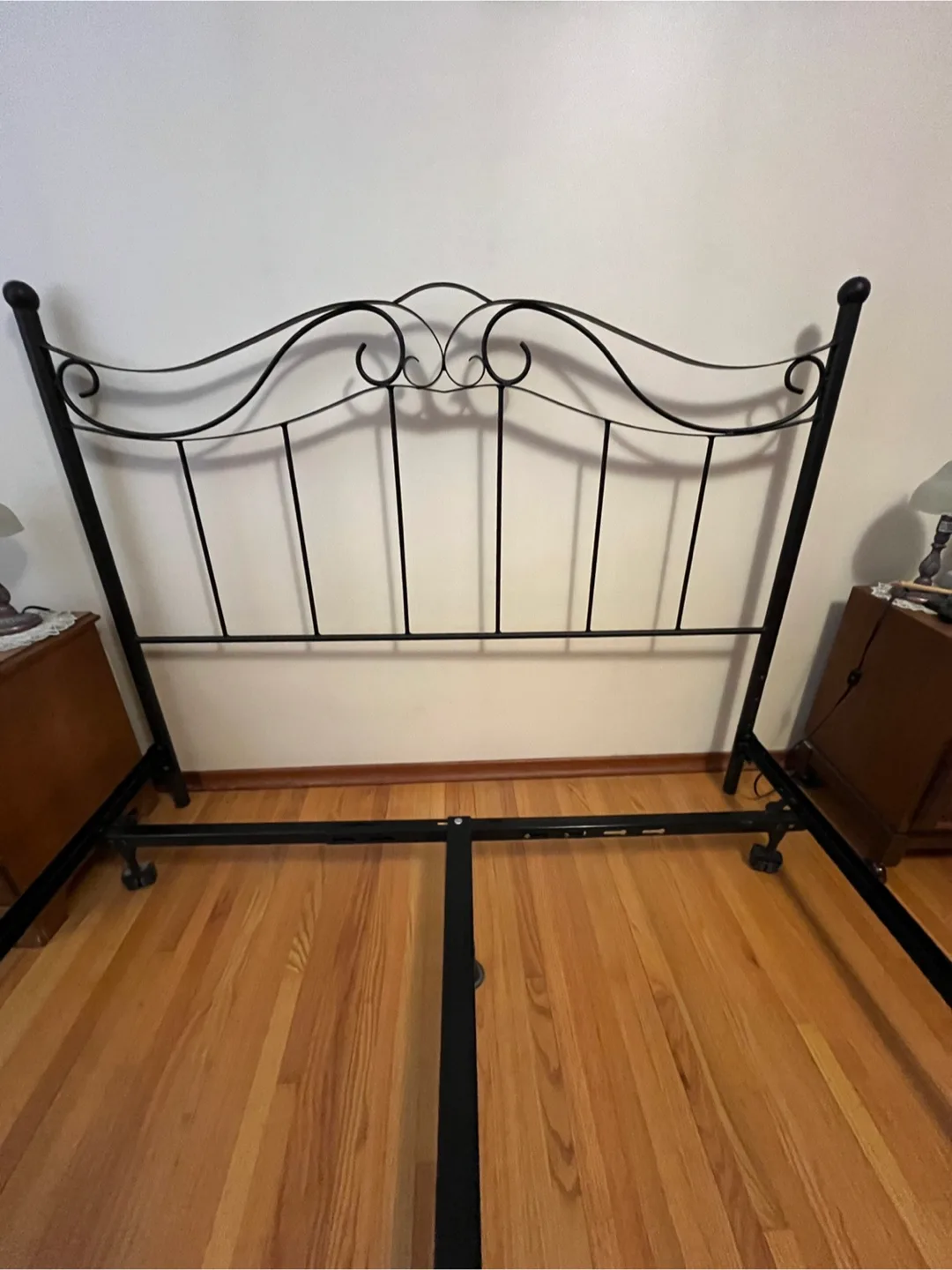 Queen Metal Bed Frame with Headboard thumbnail