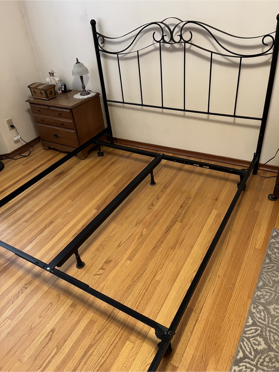 Queen Metal Bed Frame with Headboard - photo 3