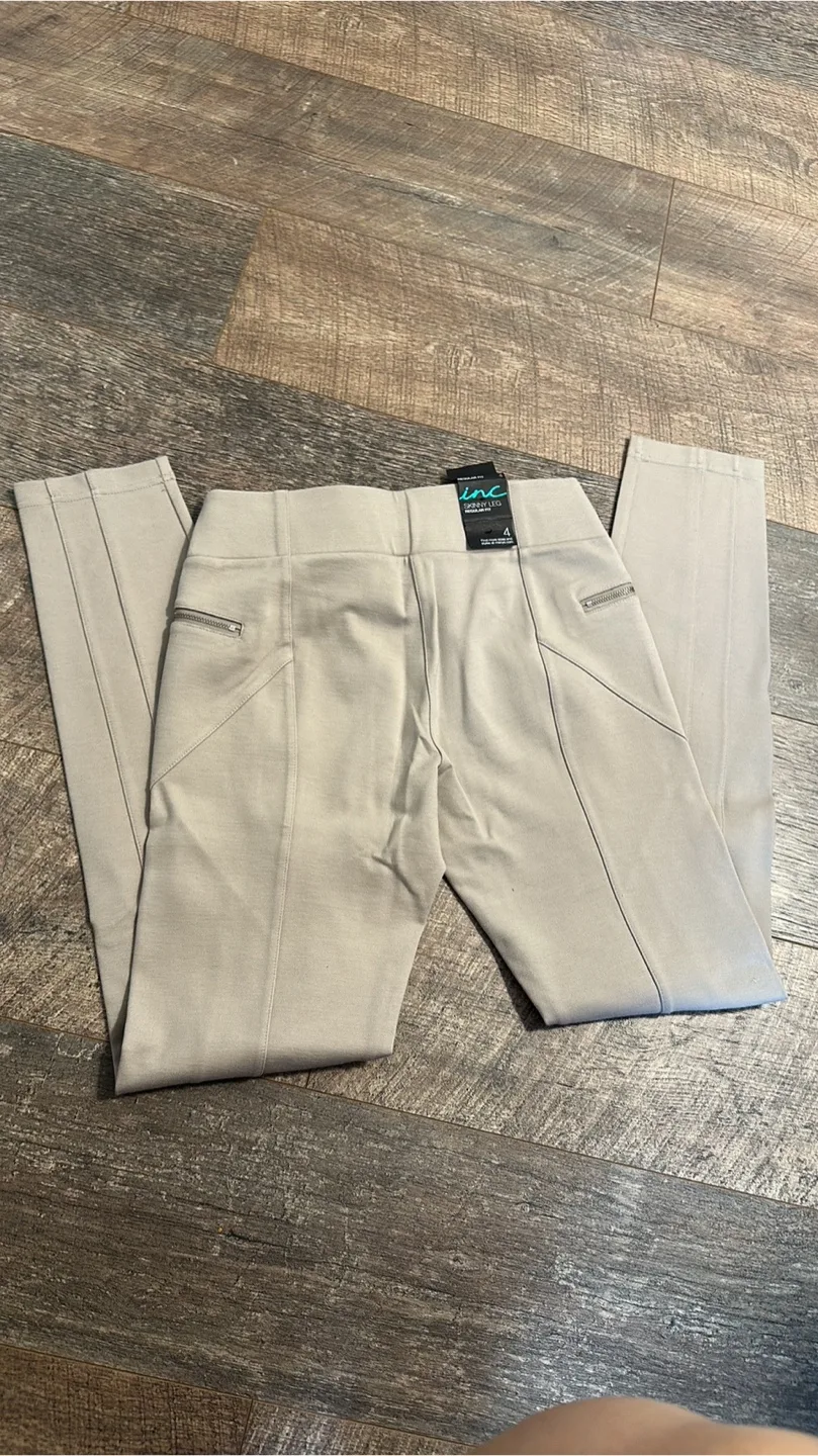 NEW INC International Concepts Skinny Leg Regular Fit Pant image indicator(6)