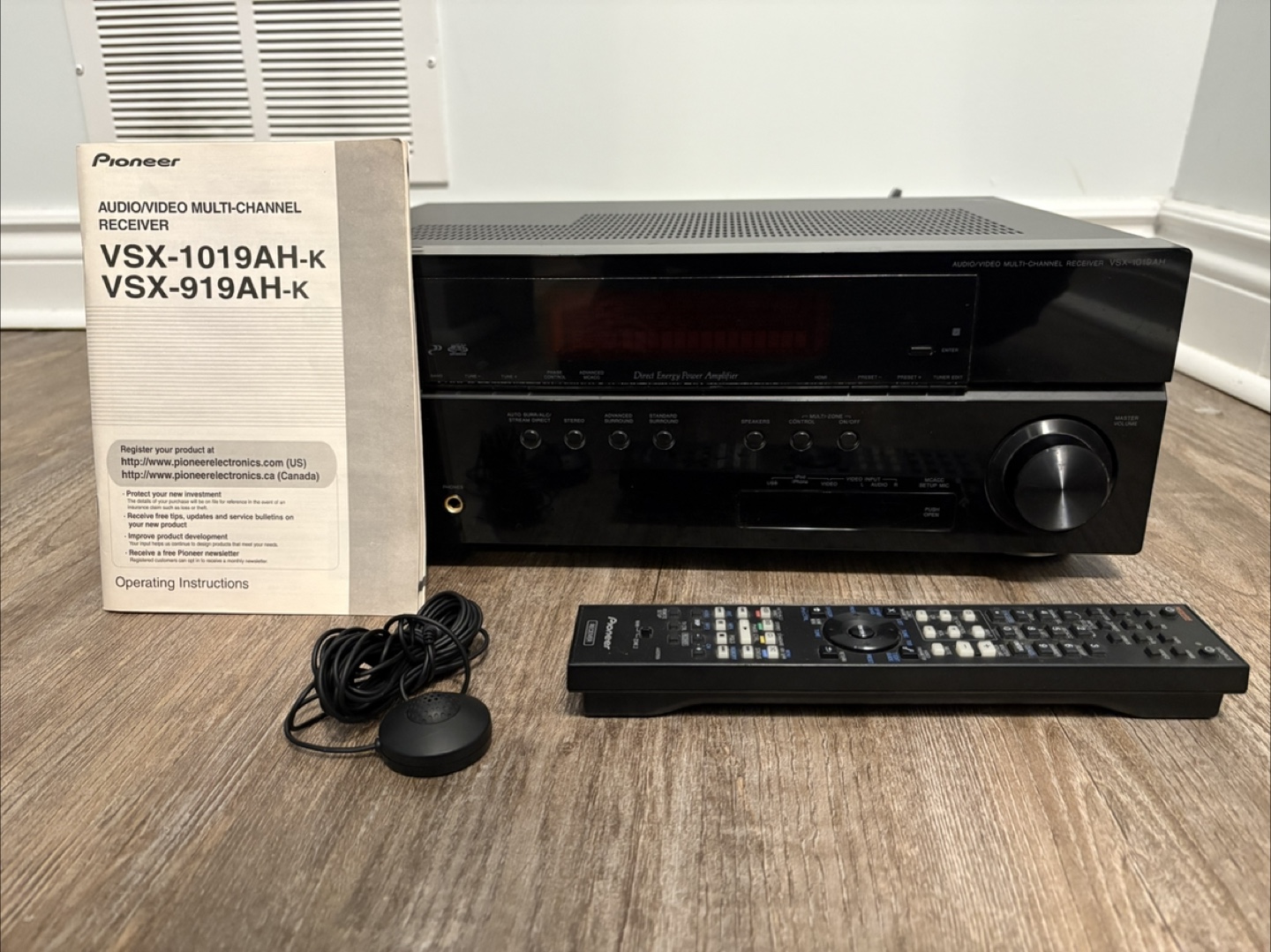 Pioneer VSX-1019AH-K Audio/Video Multi-Channel Receiver - photo 2