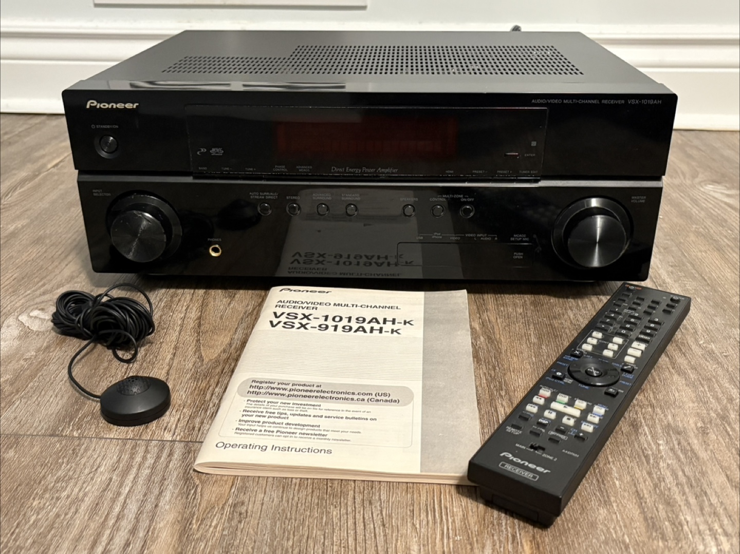 Pioneer VSX-1019AH-K Audio/Video Multi-Channel Receiver