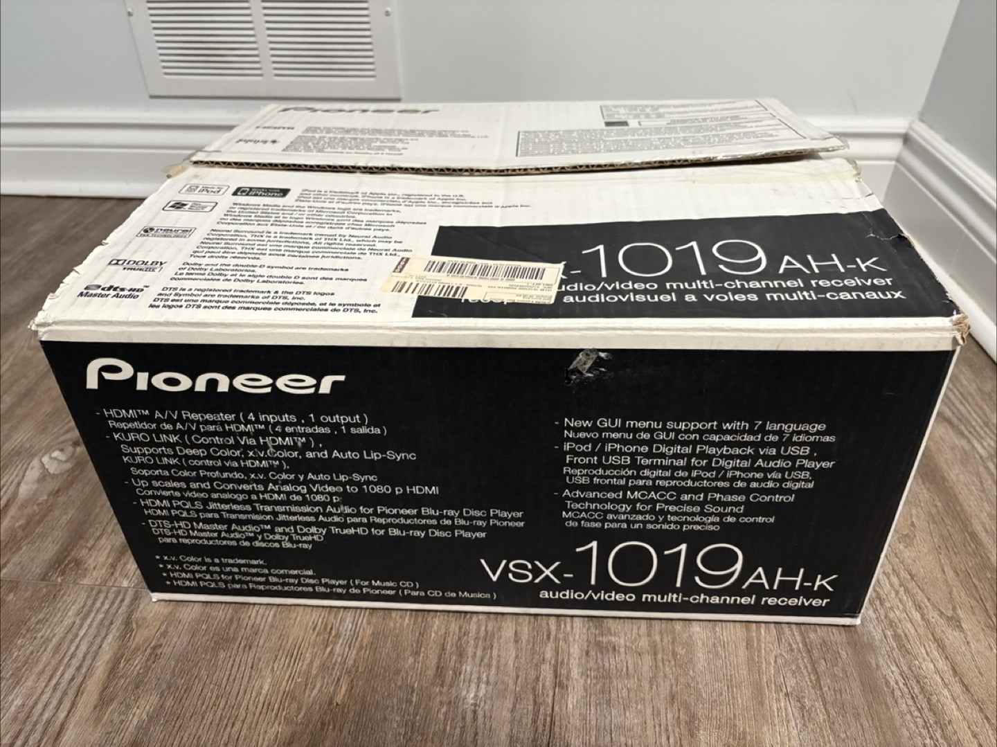 Pioneer VSX-1019AH-K Audio/Video Multi-Channel Receiver - photo 4