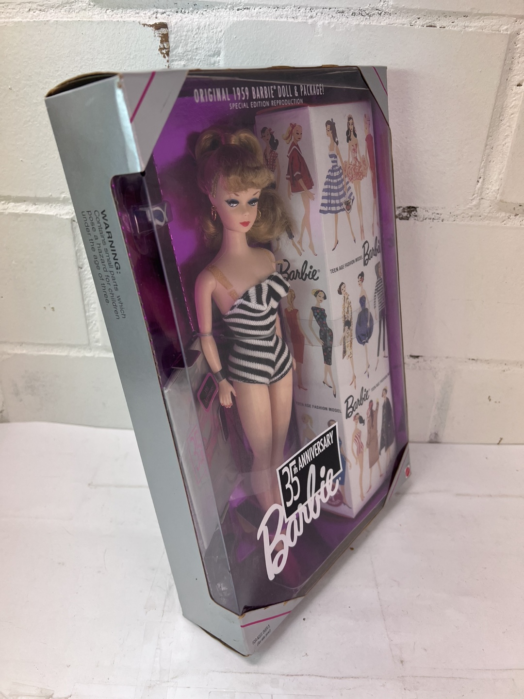 1959 Barbie Doll 35th Anniversary Special Edition Reproduction - photo 4