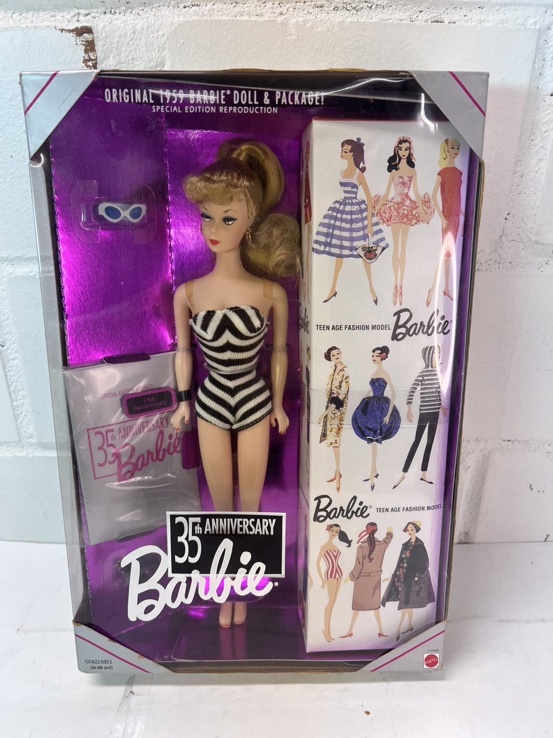 1959 Barbie Doll 35th Anniversary Special Edition Reproduction