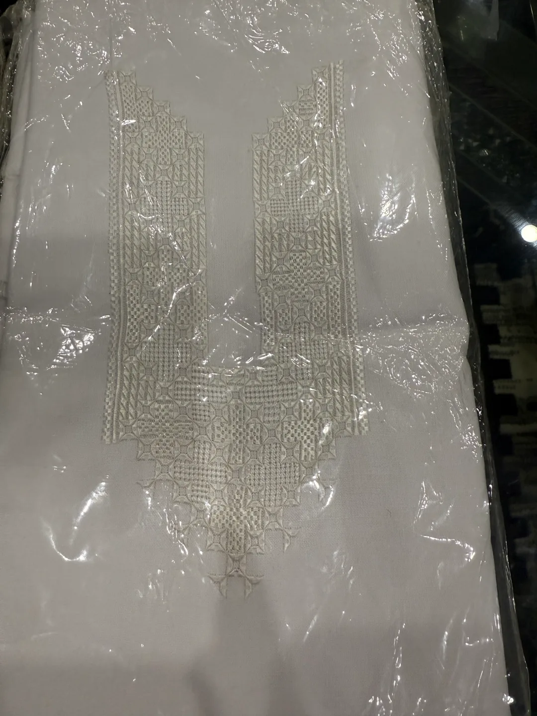 Pakistani Men's Shalwar Kameez Embroidery & Waistcoat Set image indicator(6)