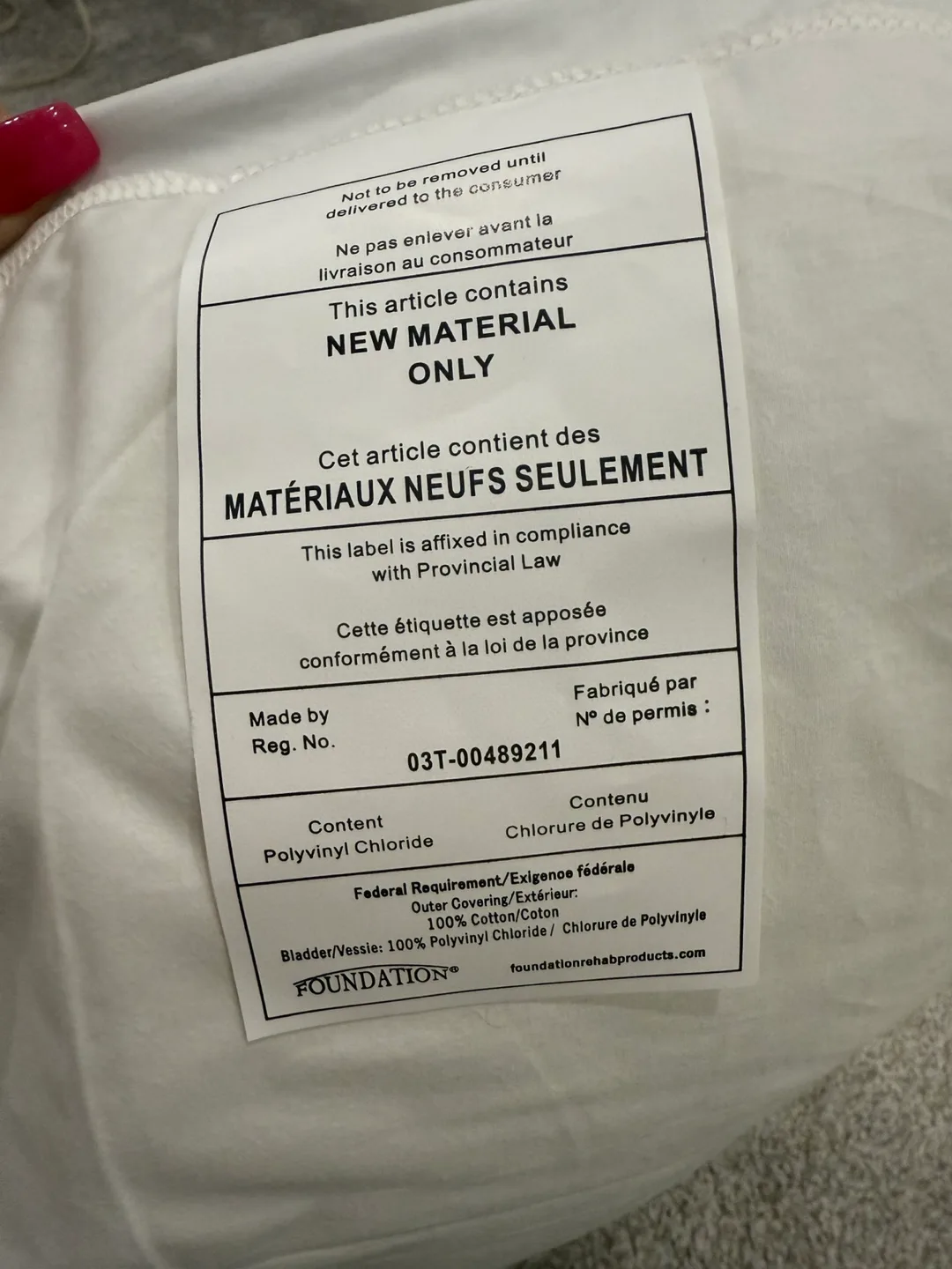 New Foundations Pillow - Vacuum Sealed image indicator(5)