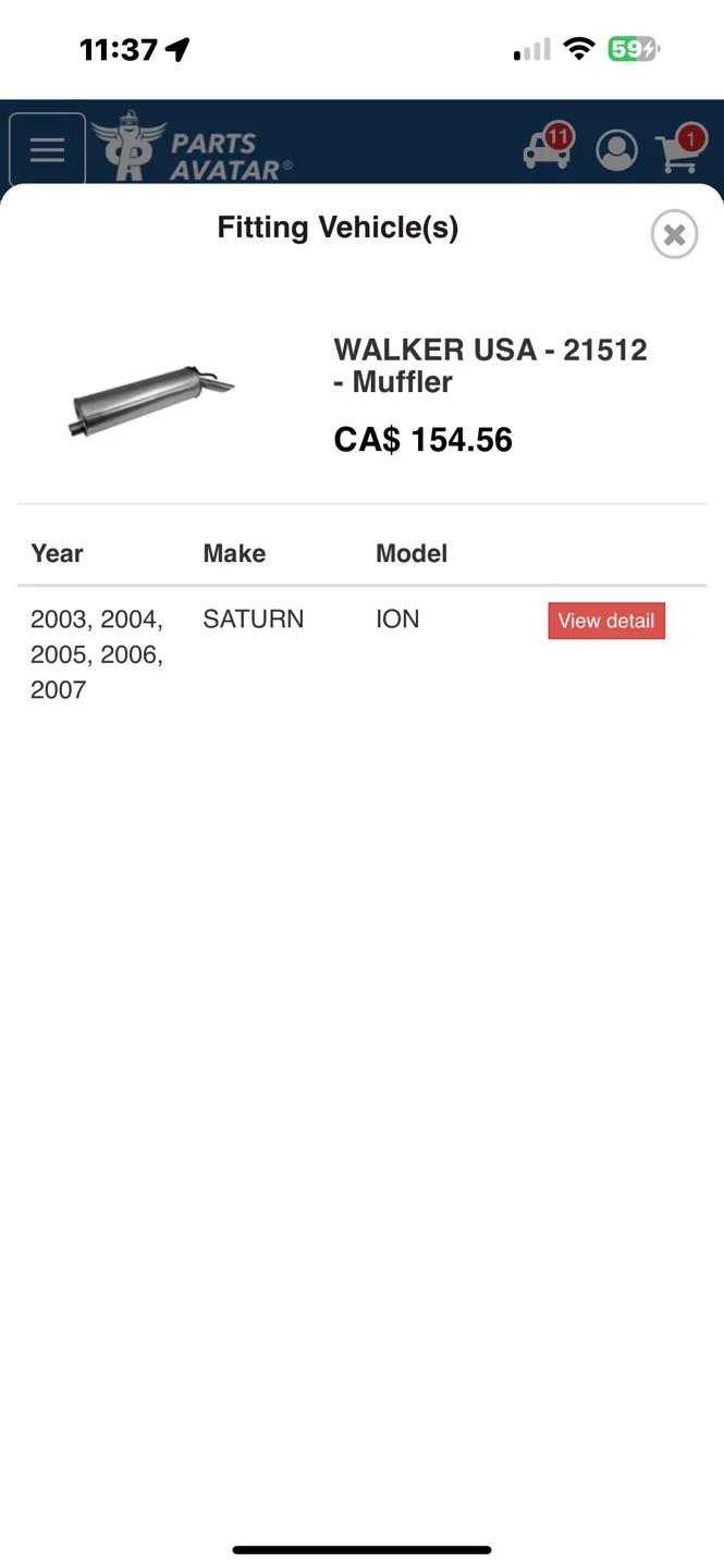 Walker Quite Flow Muffler 21512 image indicator(3)