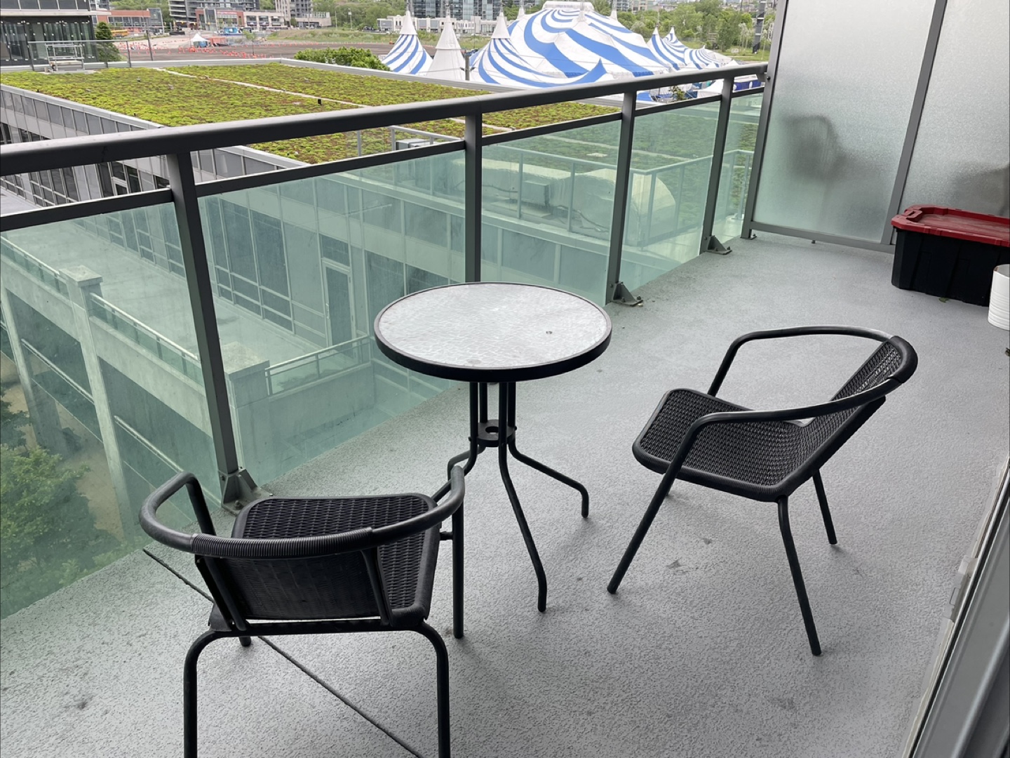 Balcony Patio Set - Table and Two Chairs