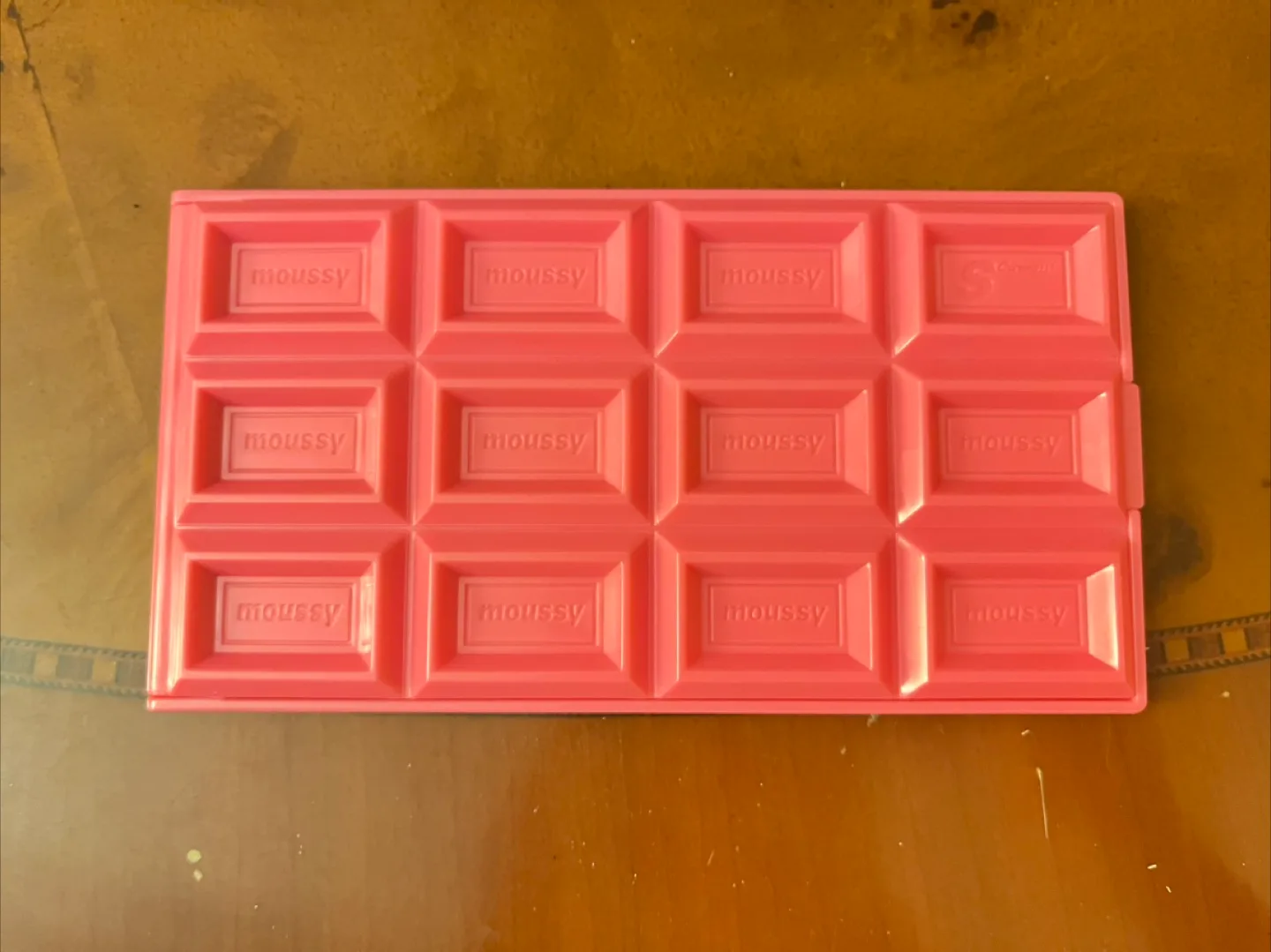 New Pink Chocolate Bar Shape Compact Mirror image indicator(2)