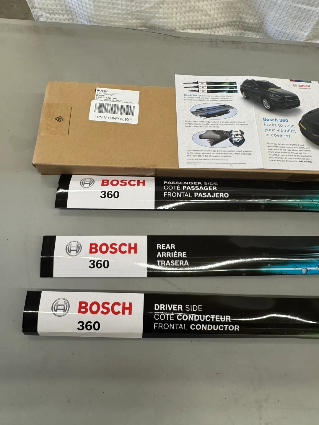 Bosch 360 Wiper Blade Set 24/20/11 image indicator(6)