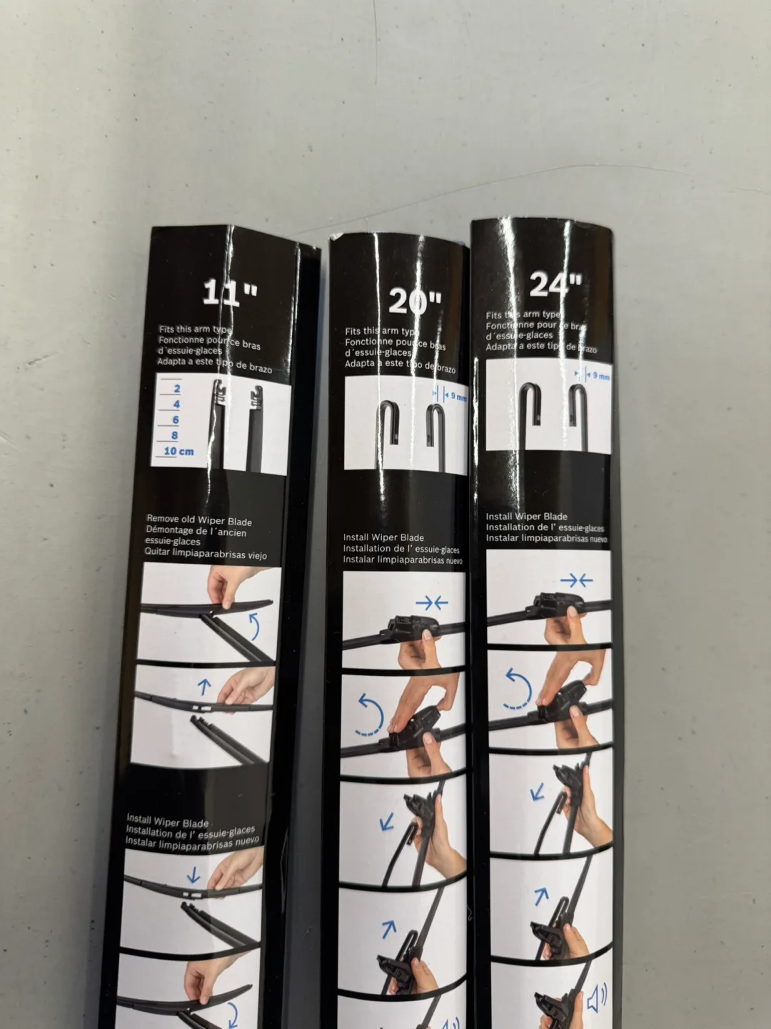 Bosch 360 Wiper Blade Set 24/20/11 image indicator(9)