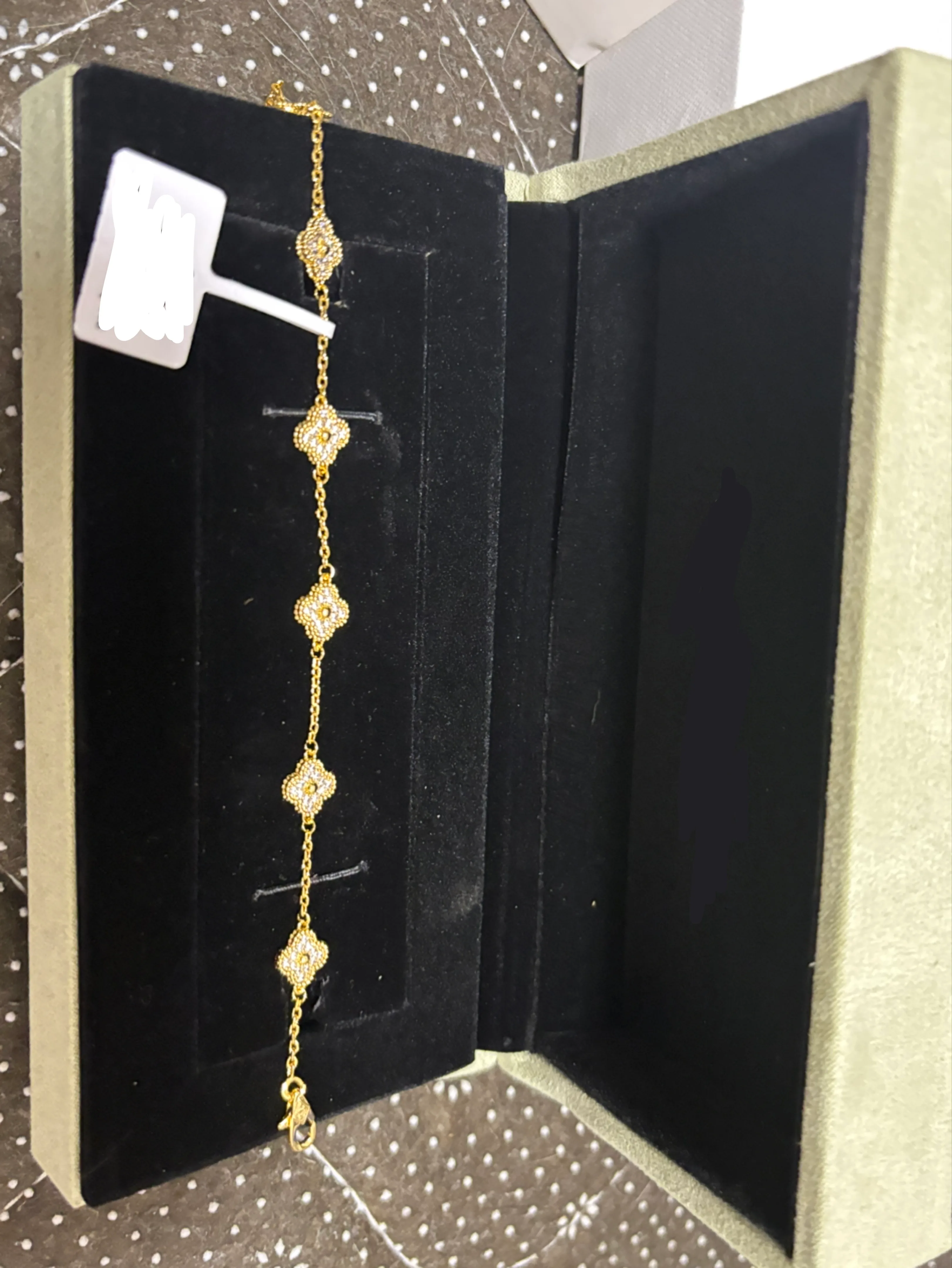 18K gold filled bracelet stack set image indicator(3)