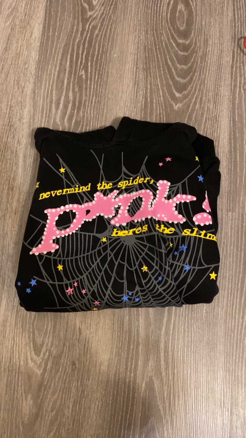 Black sp5der hoodie