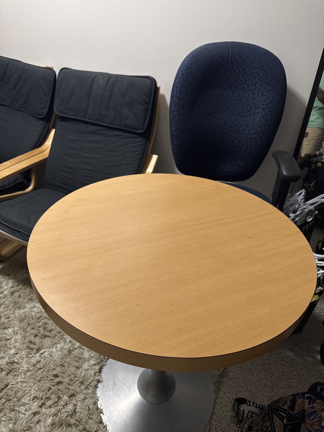 Small Round Wooden Table