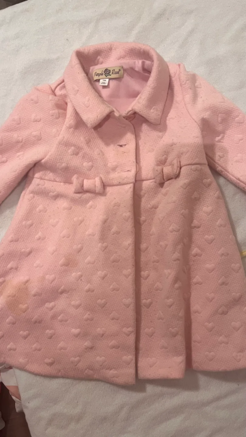 Pink Baby Girl's Coat Size 12 Months thumbnail