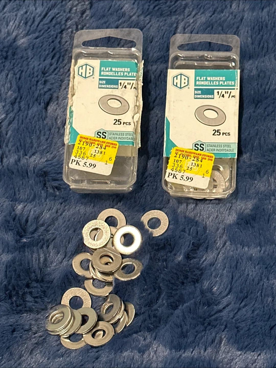 Stainless Steel Flat Washers 1/4" inch thumbnail
