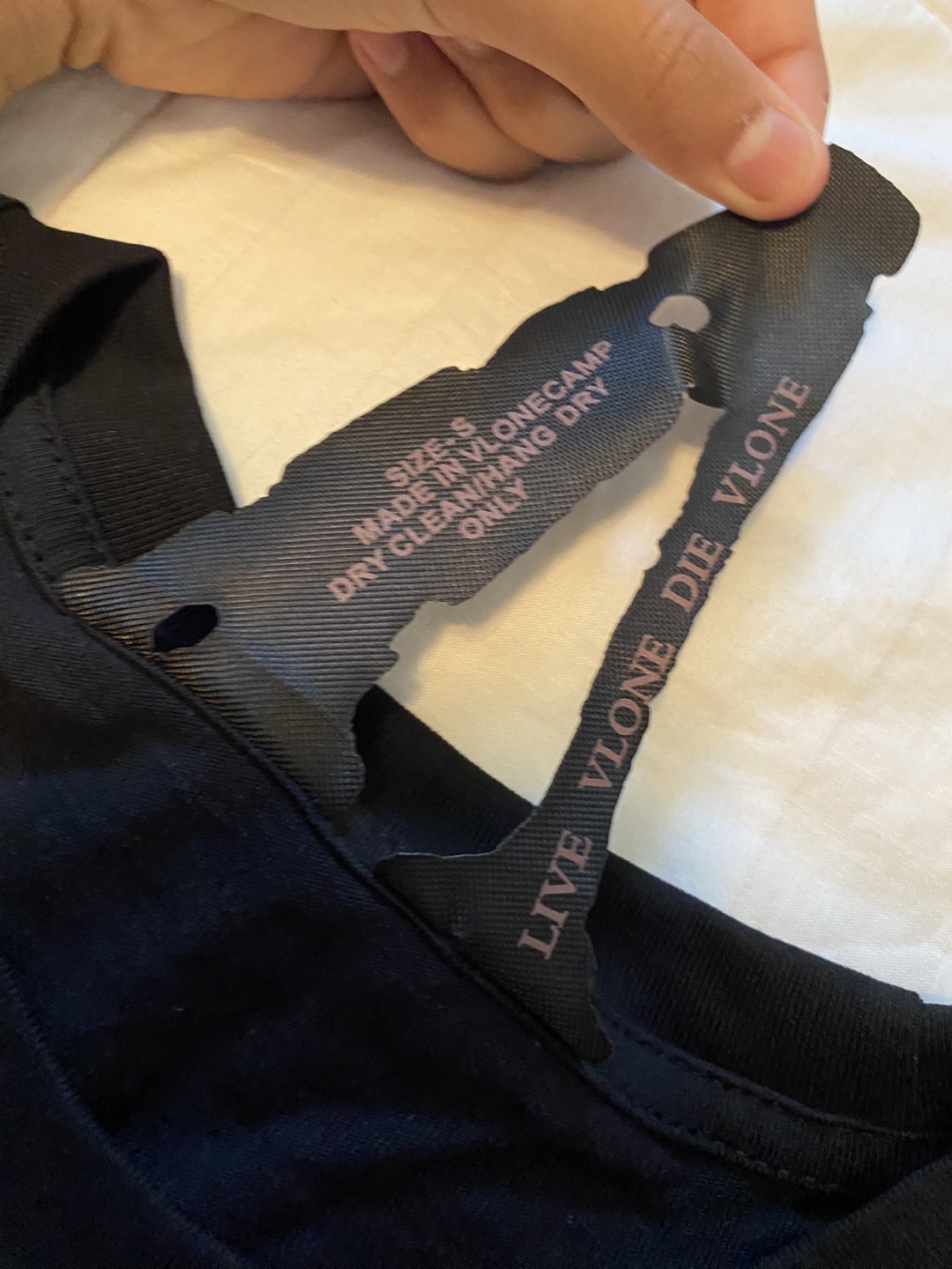 Vlone Smoke Tee Black - photo 3