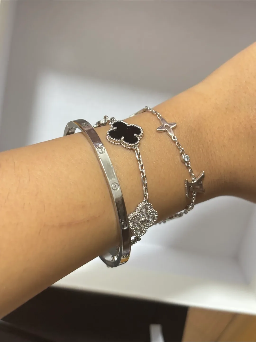 Three Bracelet Set: Love bangle and more image indicator(6)