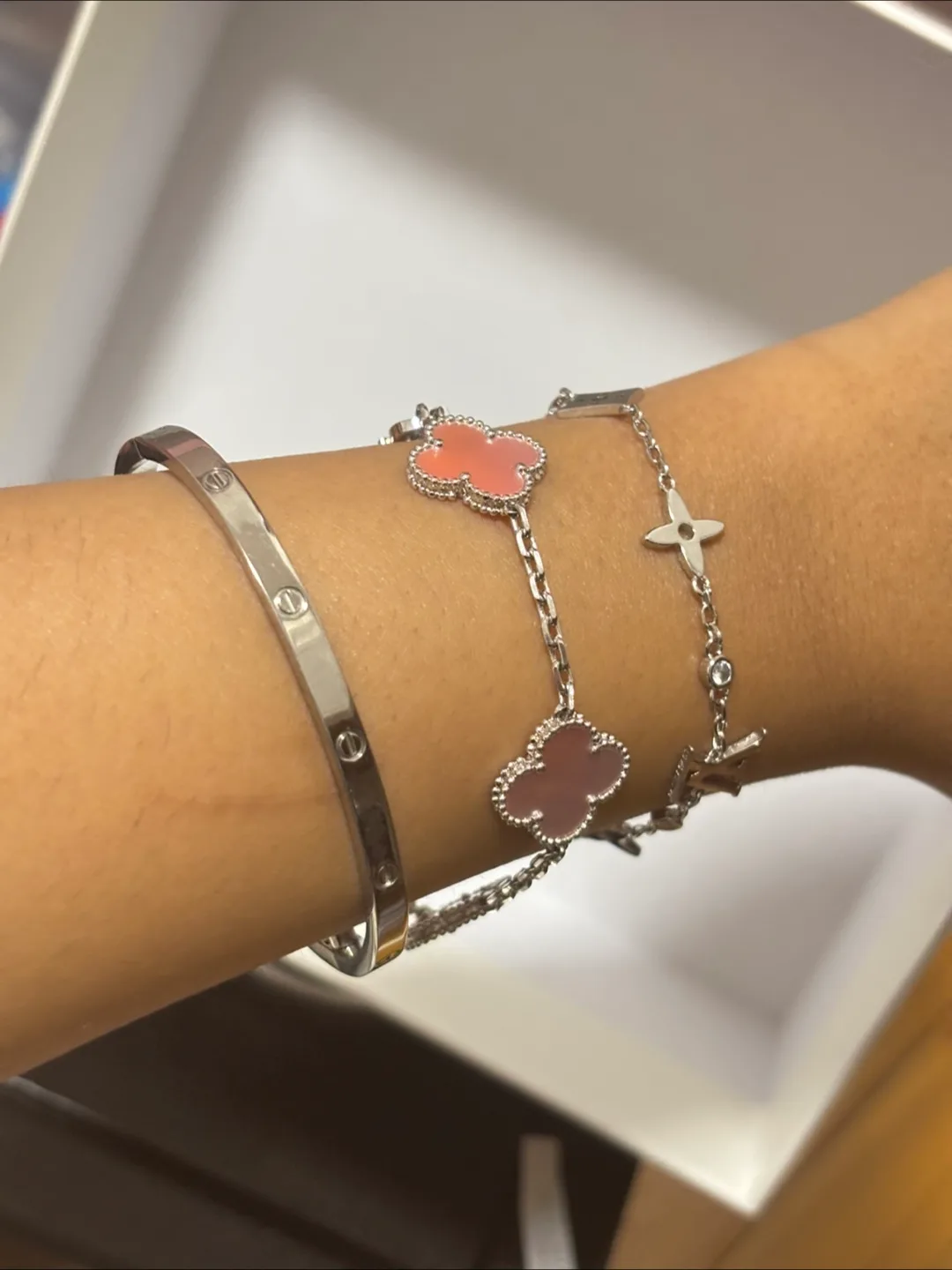 Three Bracelet Set: Love bangle and more image indicator(7)