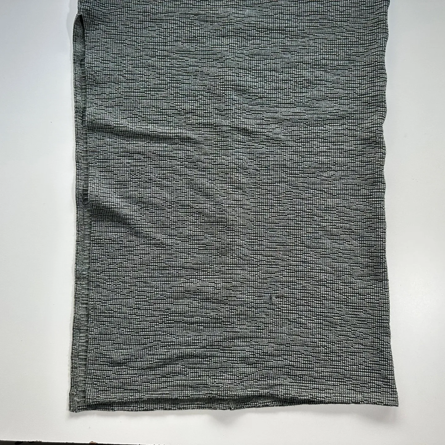 French Connection Ribbed Bodycon Mock Neck Green Maxi Dress 6 image indicator(6)