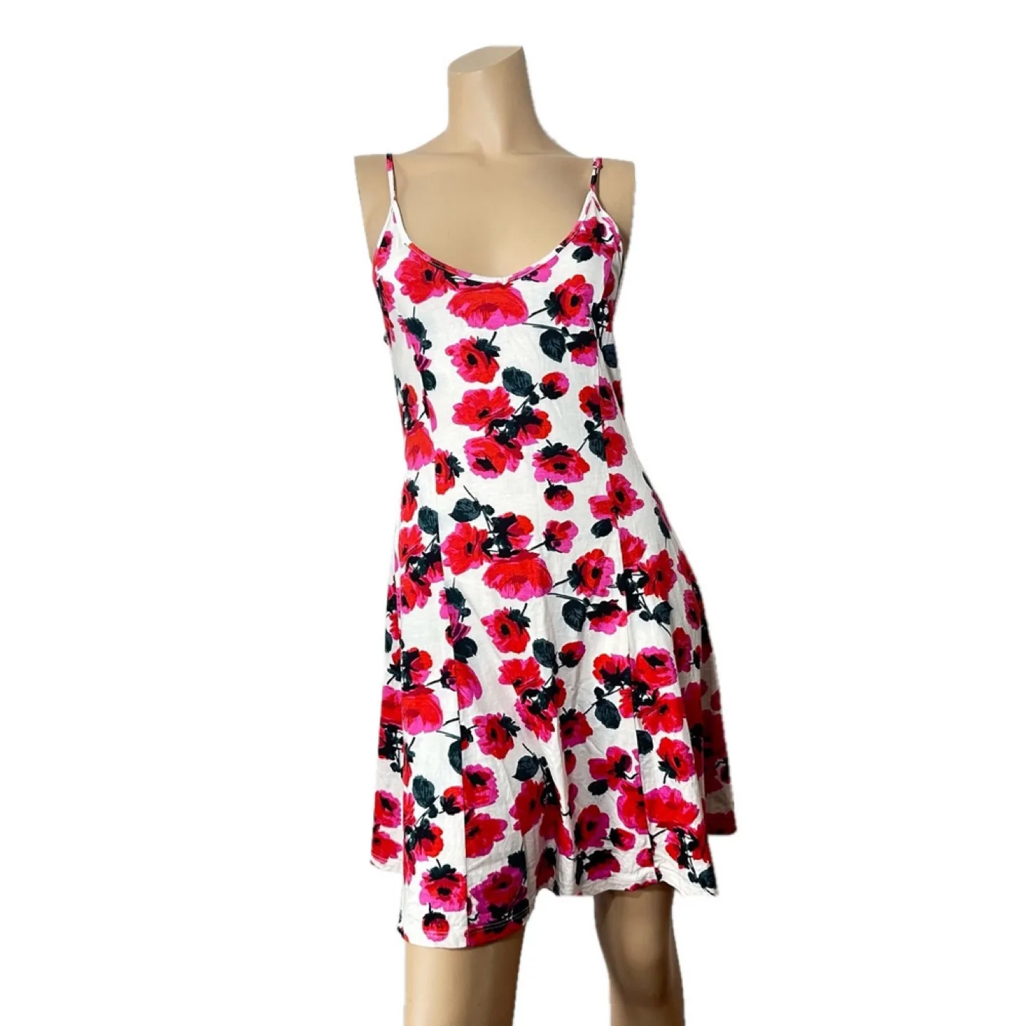 Billabong Floral skater dress size large thumbnail