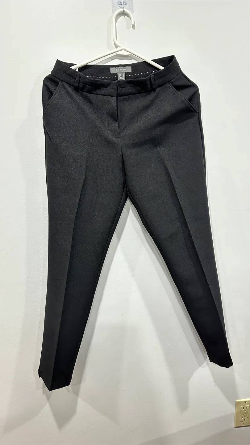 Women's Primark Black Pants and Skirt Set, White blazer thumbnail