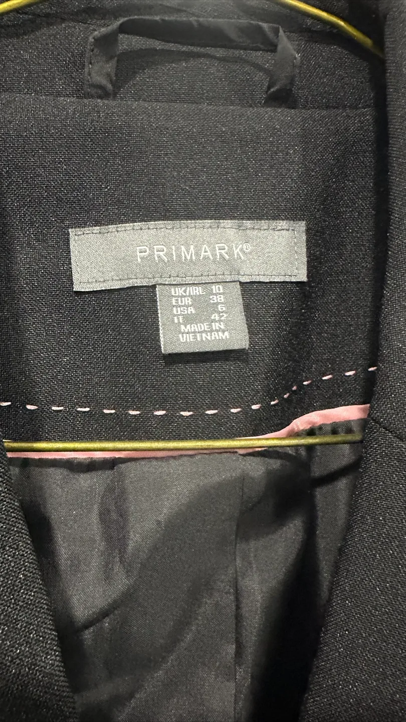 Women's Primark Black Pants and Skirt Set, White blazer image indicator(4)