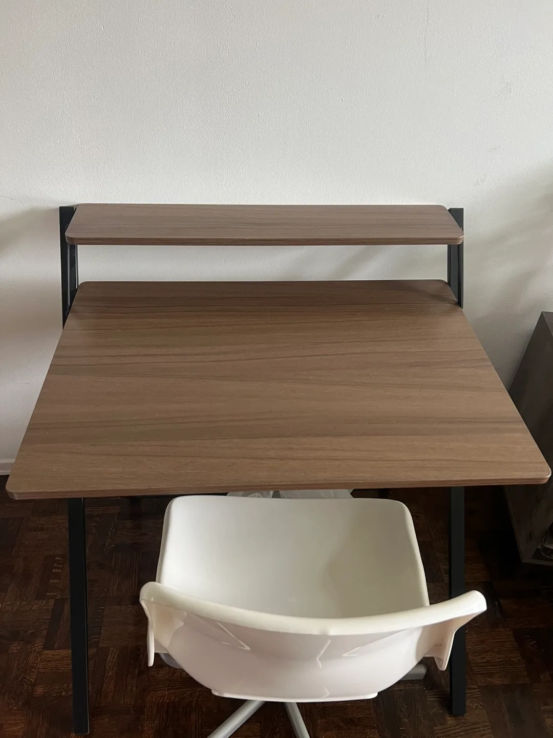 Foldable Desk with Shelf - Minimalist Design thumbnail