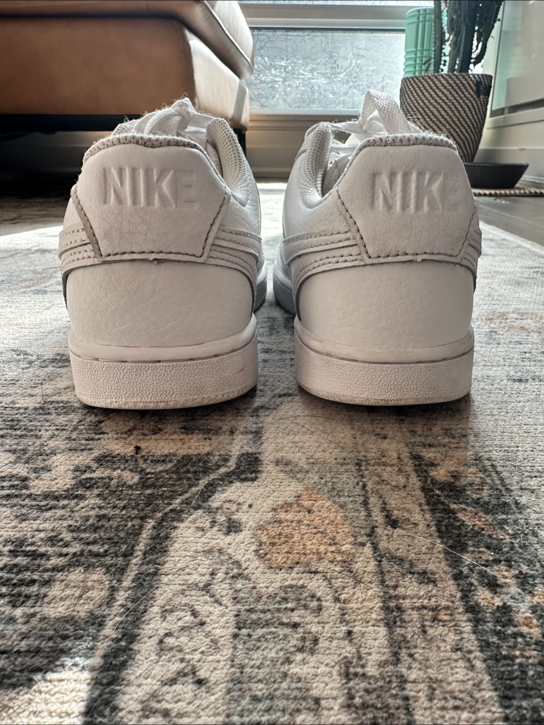 Nike Court Vision Low White Sneakers - photo 3