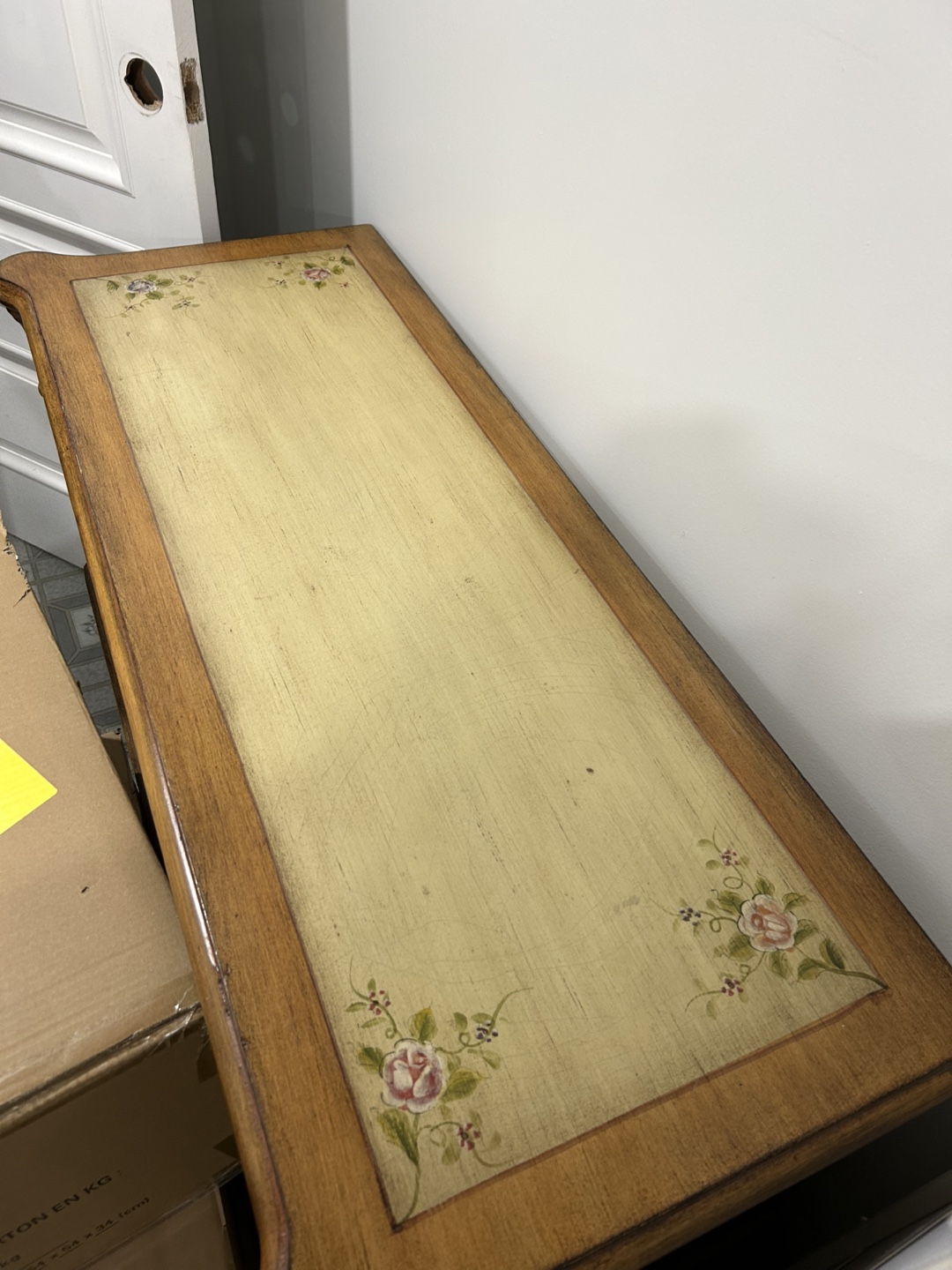 Antique Painted Server - photo 4