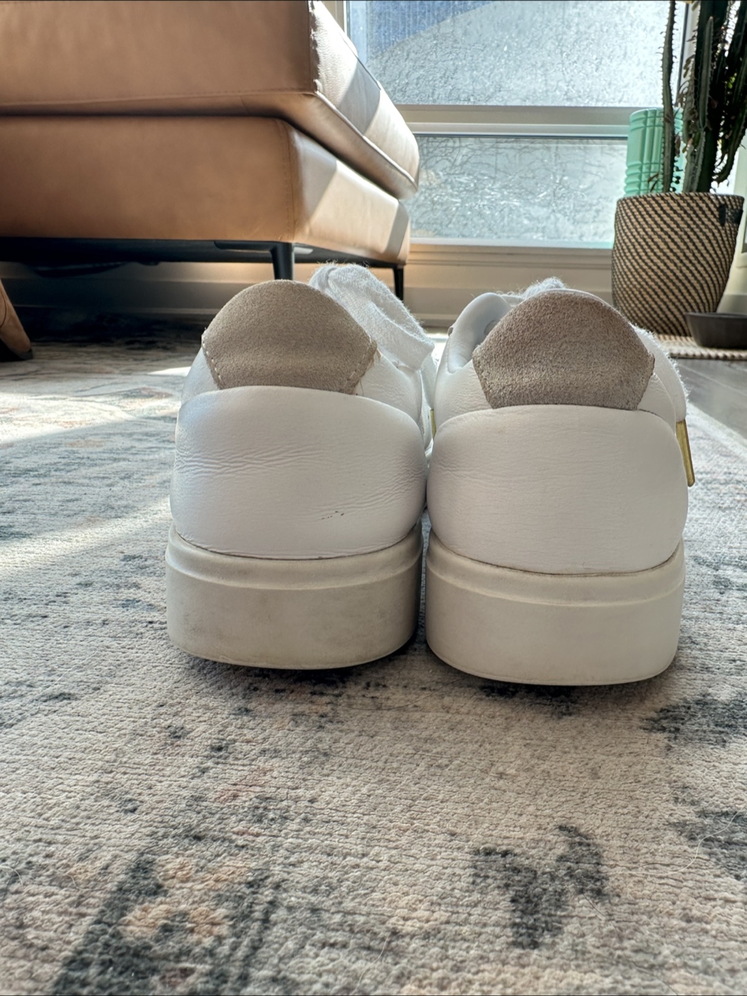 Adidas Sleek White Leather Sneakers - photo 3