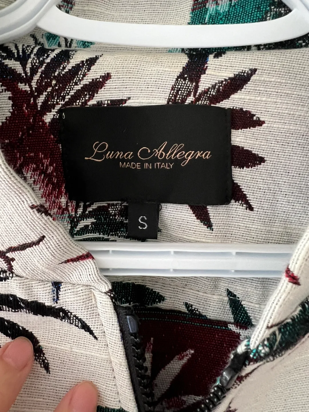 Luna Allegria Bomber Jacket Size Small image indicator(2)