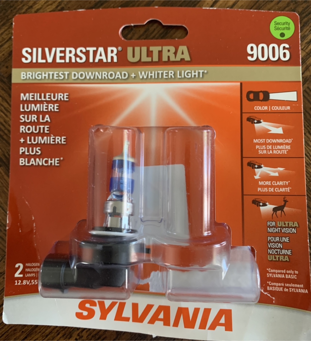 Sylvania Silverstar Ultra 9006 Halogen Headlight Bulbs