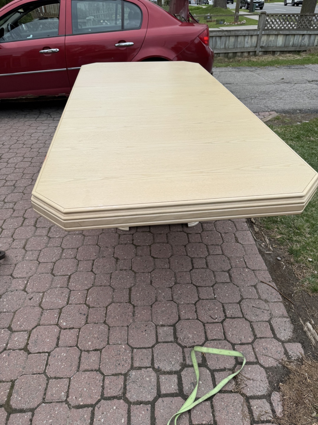 Extendable Dining Table - Light Oak Finish - photo 3
