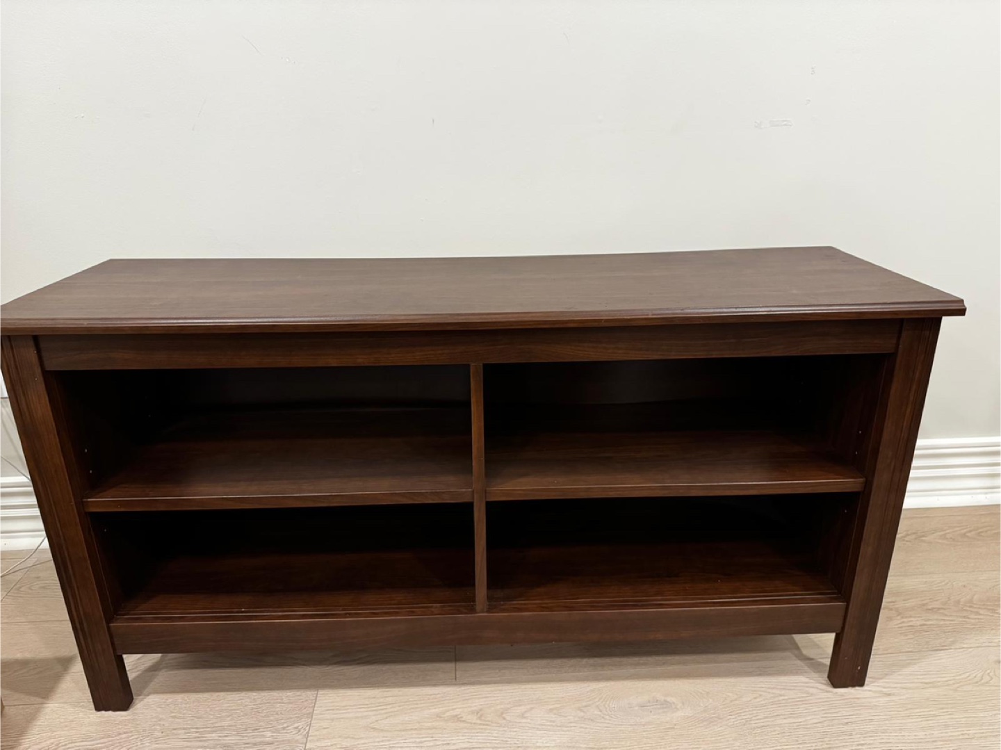 Dark Brown Wooden Media Console