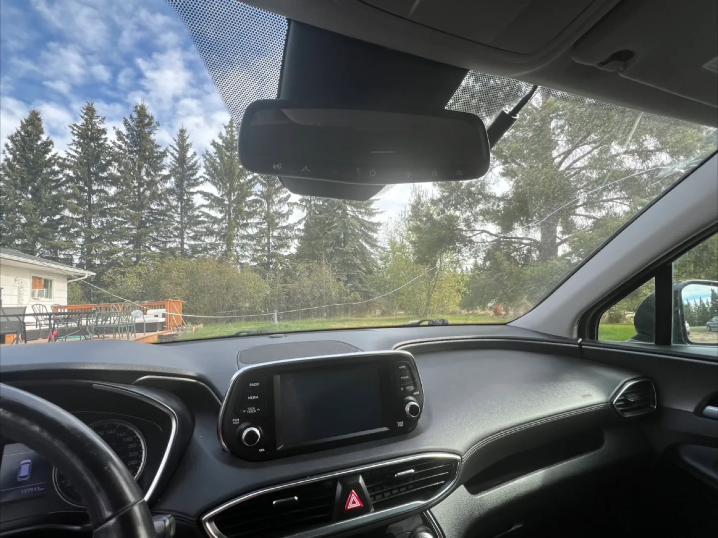 2019 Hyundai Santa Fe with a set of Winter Tires and Rims thumbnail