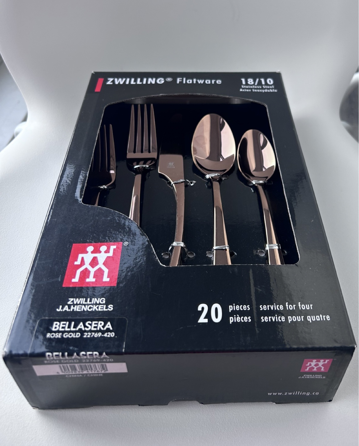 Zwilling 20-Piece Rose Gold Flatware Set - photo 3