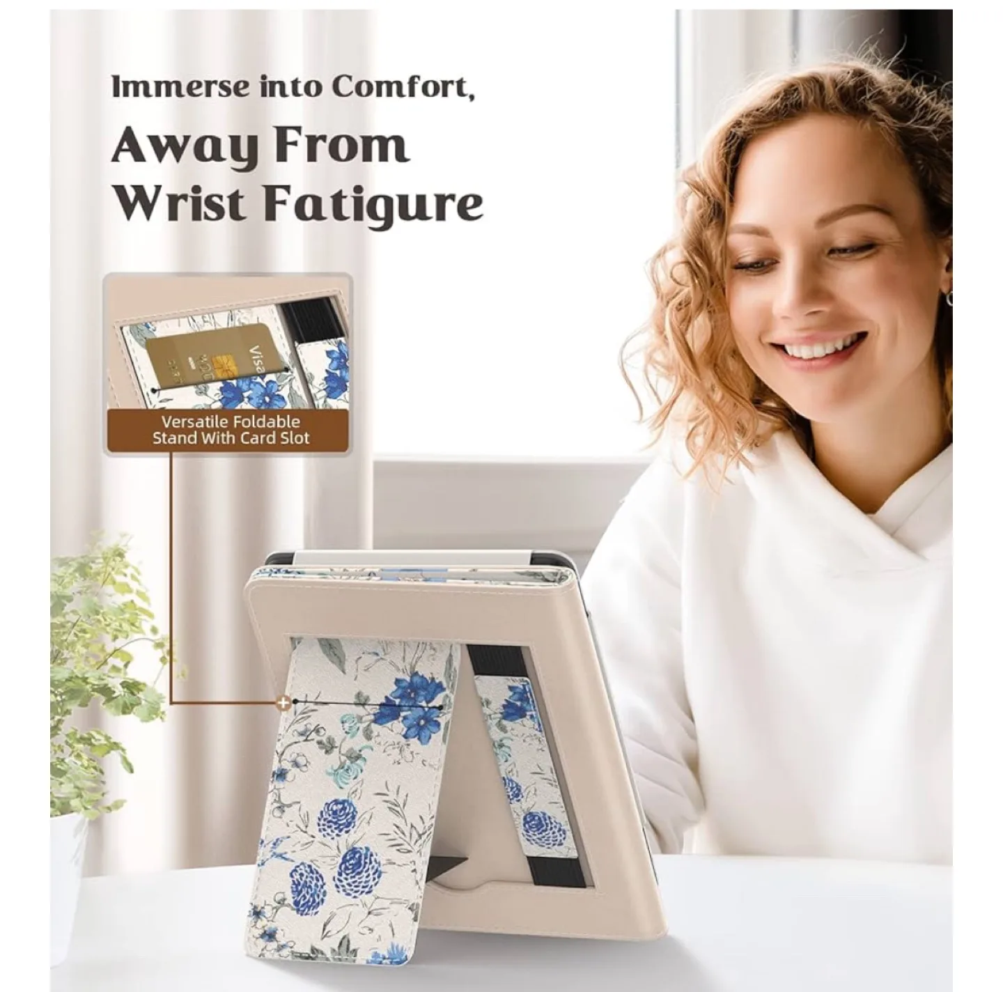 MoKo Case for 7"/6.8" Kindle Paperwhite(12th/11th Gen image indicator(3)