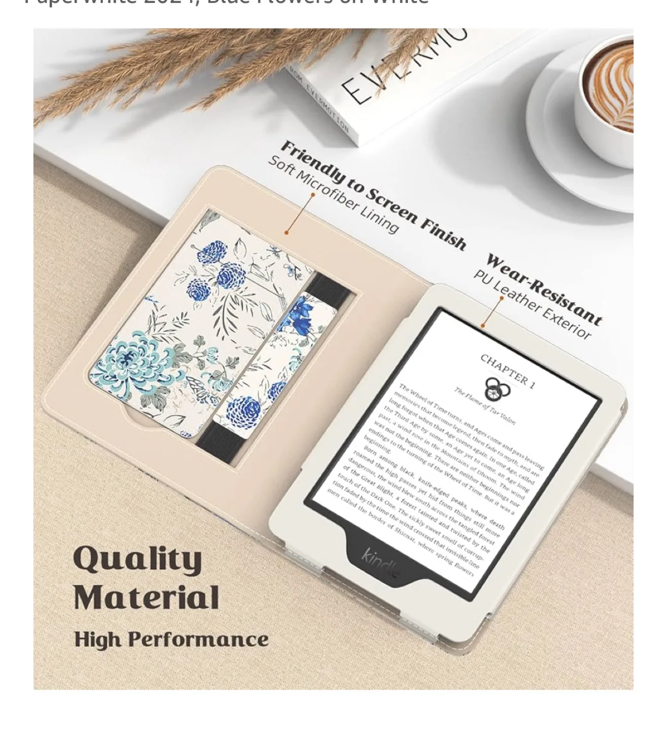 MoKo Case for 7"/6.8" Kindle Paperwhite(12th/11th Gen image indicator(4)