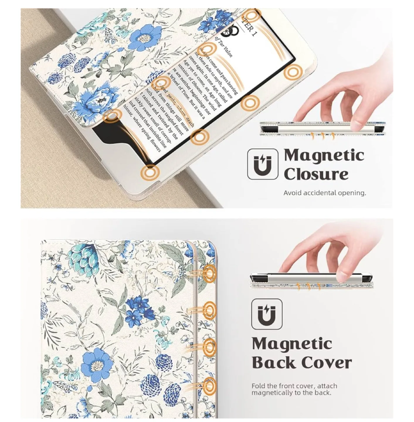 MoKo Case for 7"/6.8" Kindle Paperwhite(12th/11th Gen image indicator(6)