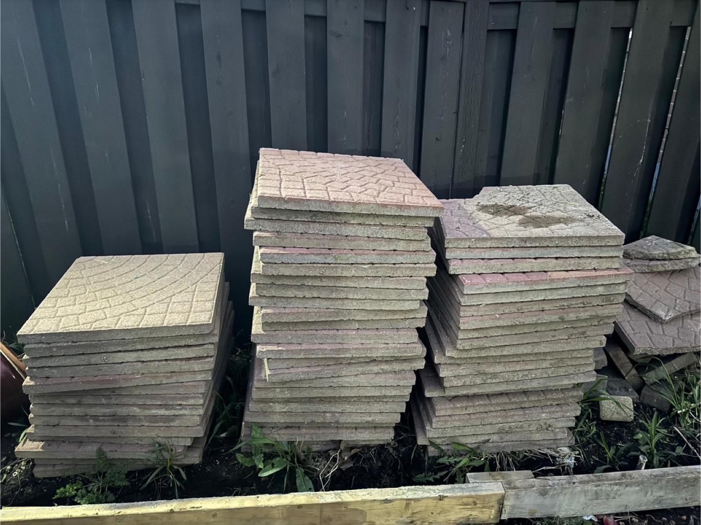 Used Patio Stones - Brown - Multiple Sizes - photo 3