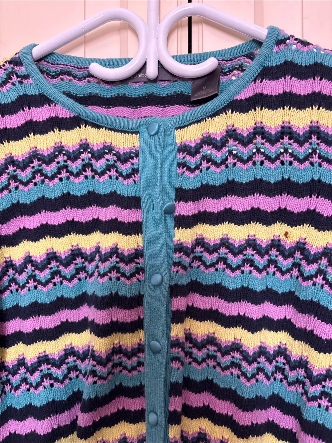 Liz Claiborne Women's Striped Cardigan Sweater image indicator(2)