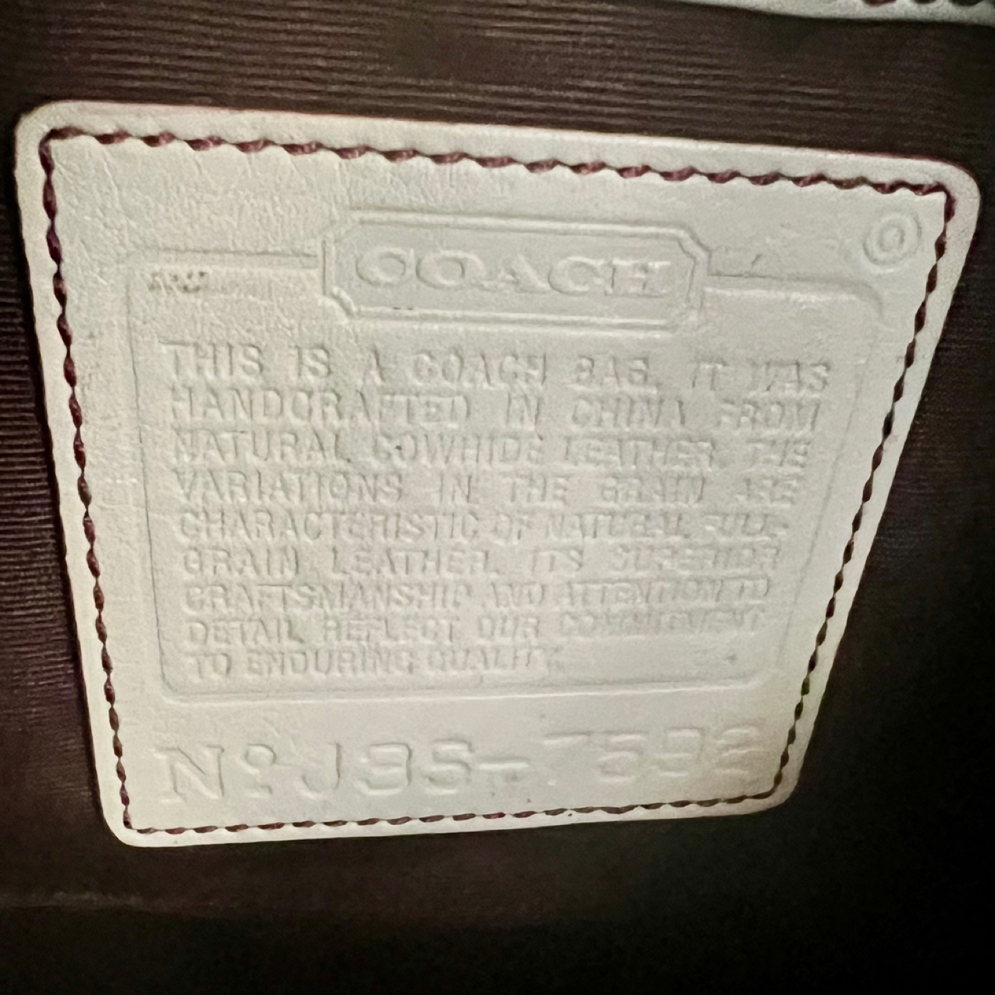 Coach Cream Leather Hobo Bag - photo 5