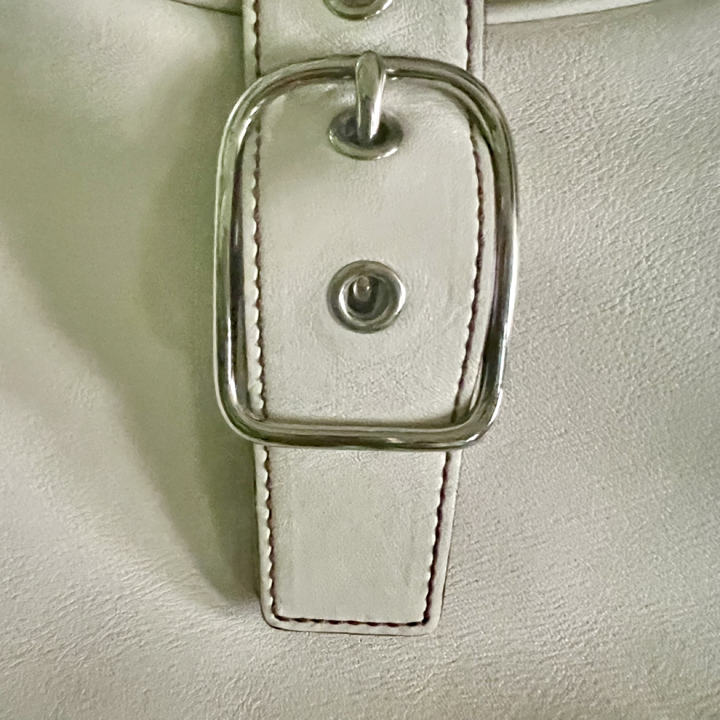 Coach Cream Leather Hobo Bag - photo 4