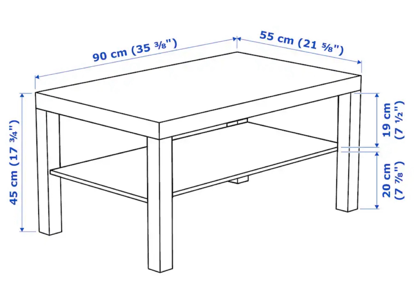 IKEA Lack Coffee Table - Black-Brown - photo 4