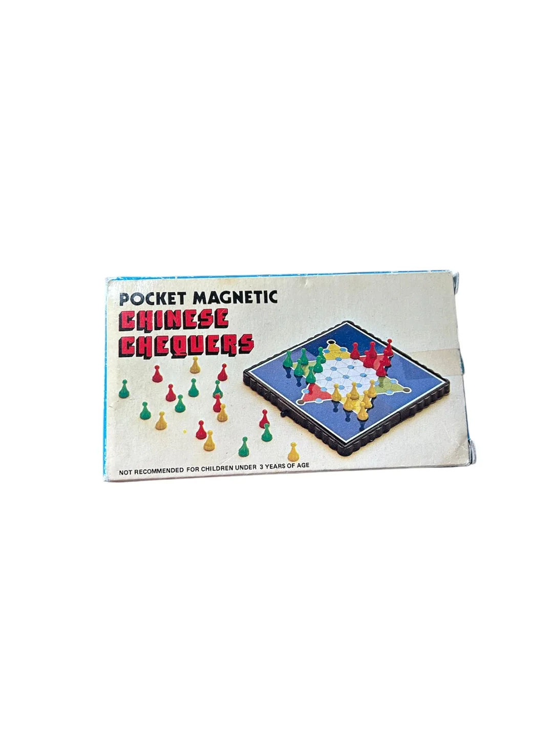 Vintage Pocket Magnetic Chinese Chequers Game thumbnail
