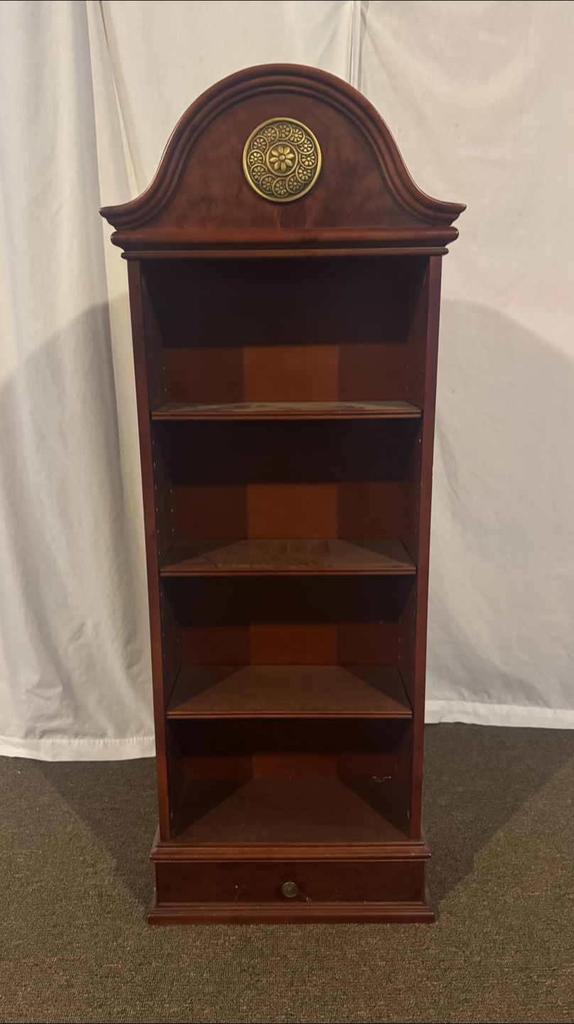 Bombay Company Cherry Wood Bookcase with Drawer - photo 3