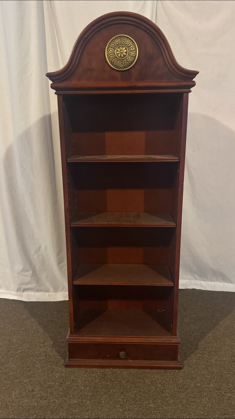 Bombay Company Cherry Wood Bookcase with Drawer - photo 2