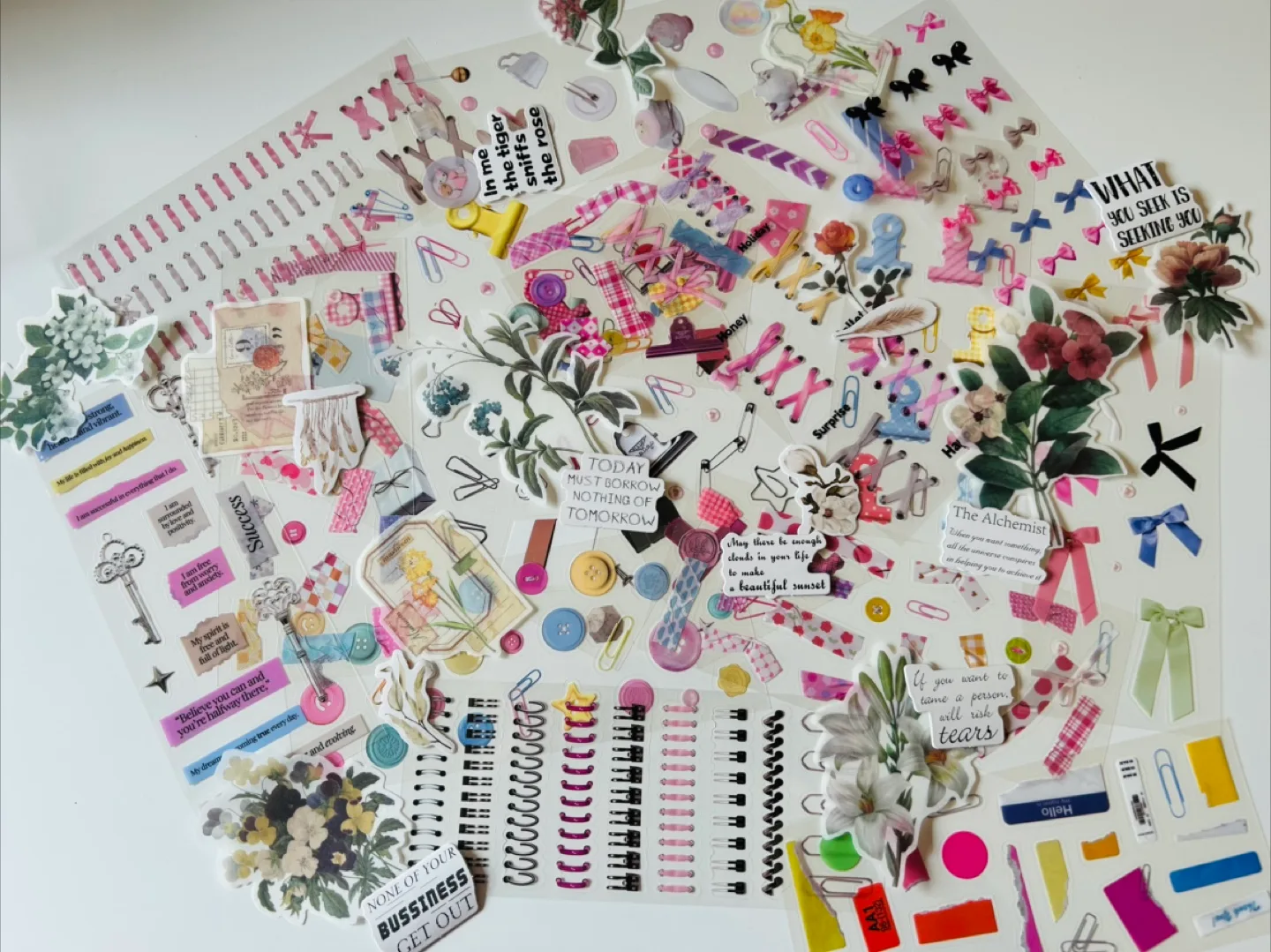 🧡Massive Sticker and Scrapbooking Supplies Lot image indicator(2)
